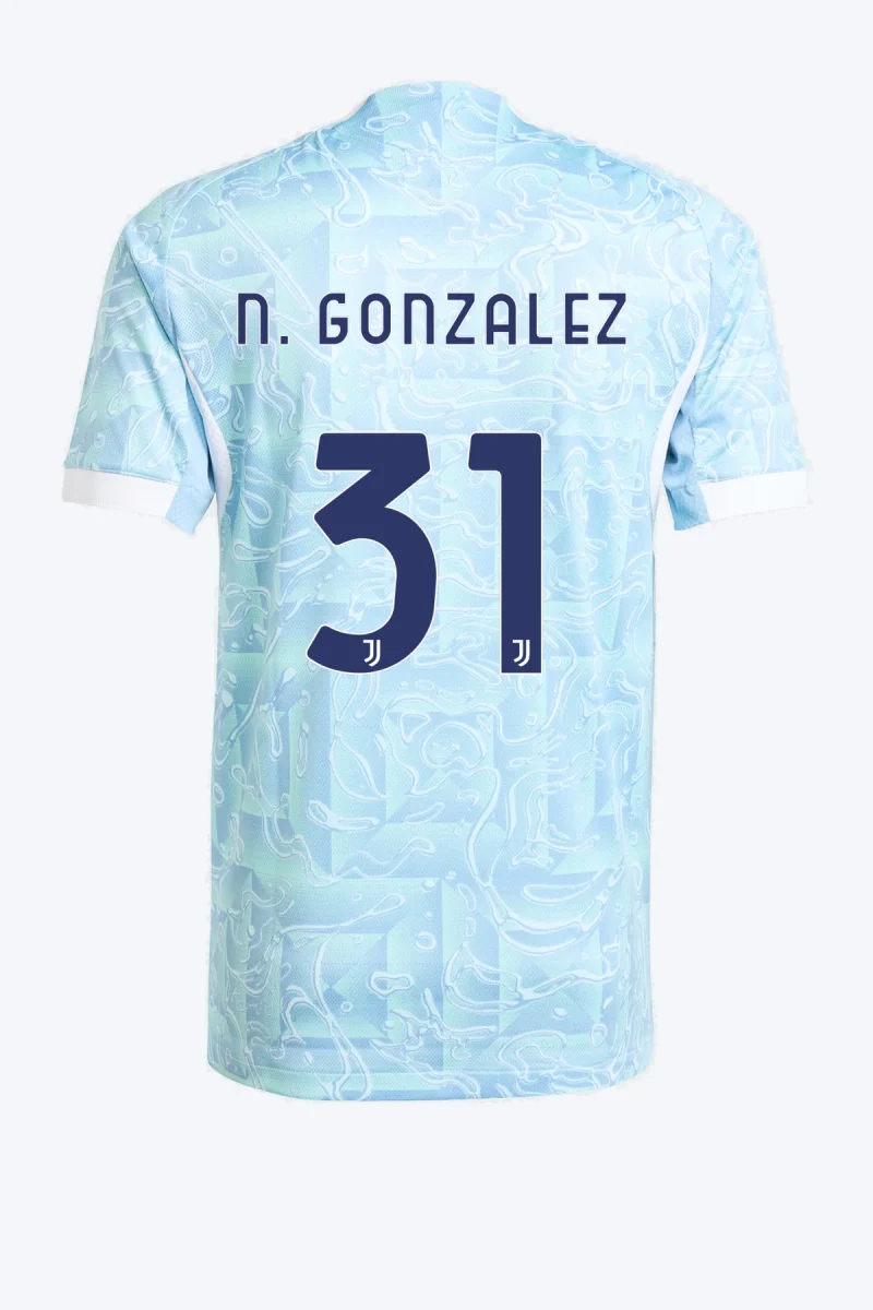 N. Gonzalez 31 Voetbalshirt - Juventus 25/26 Uit Authentic