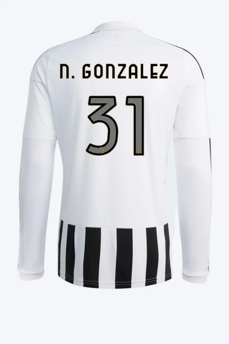 N. Gonzalez 31 Voetbalshirt - Juventus 26/27 Thuis Lange Mouw