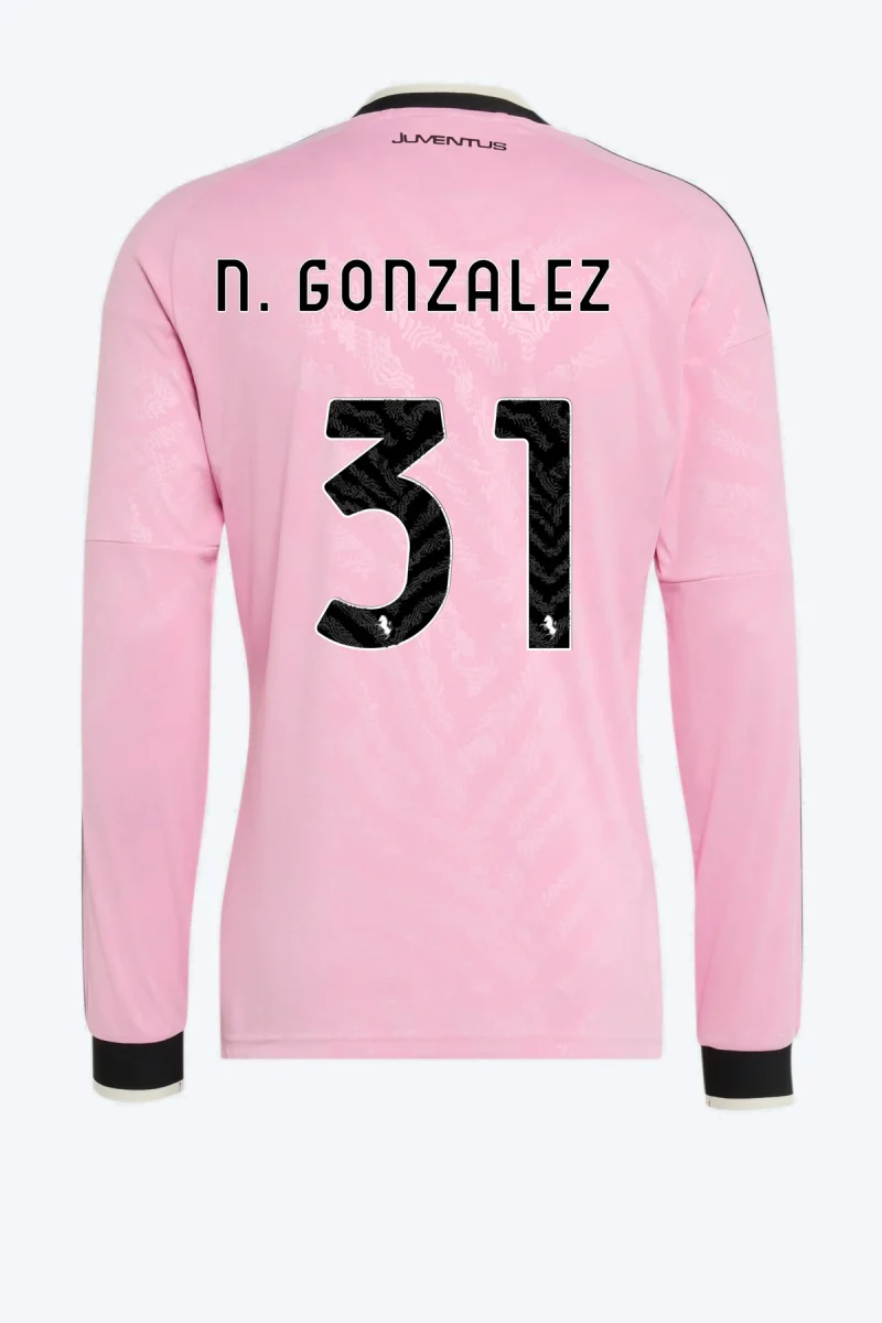 N. Gonzalez 31 Voetbalshirt - Juventus 26/27 Uit Lange Mouw