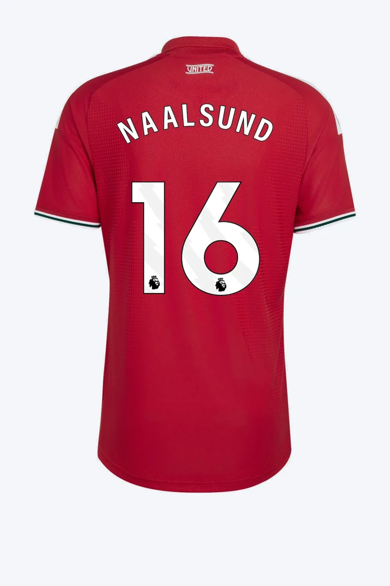 Naalsund 16 Voetbalshirt - Manchester United 26/27 Thuis Authentic