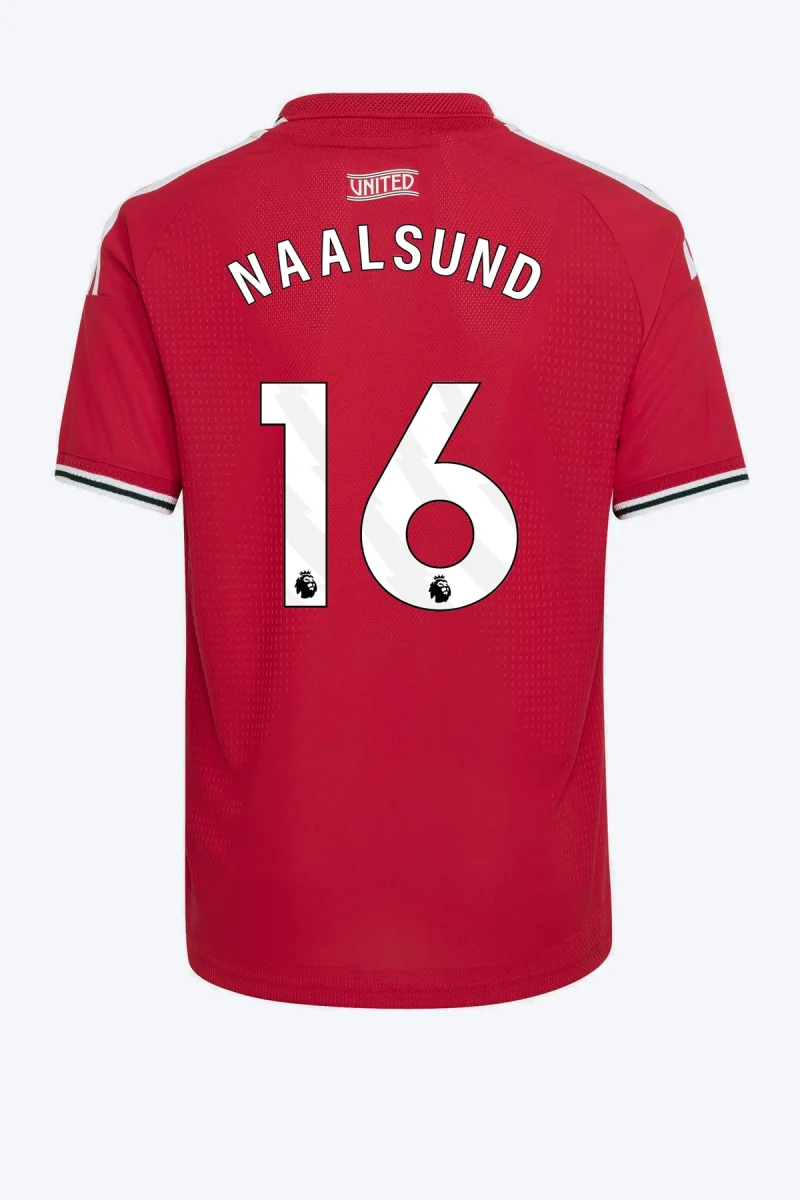 Naalsund 16 Voetbalshirt - Manchester United 26/27 Thuis Authentic Kids