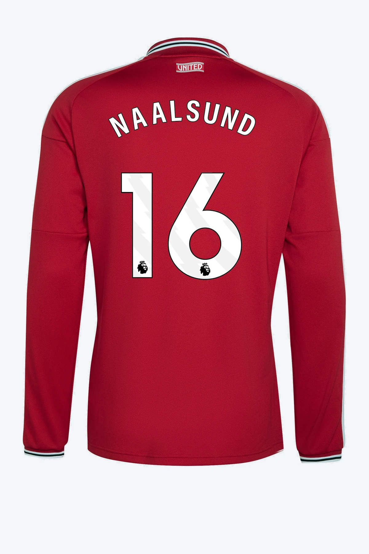 Naalsund 16 Voetbalshirt - Manchester United 26/27 Thuis Lange Mouw