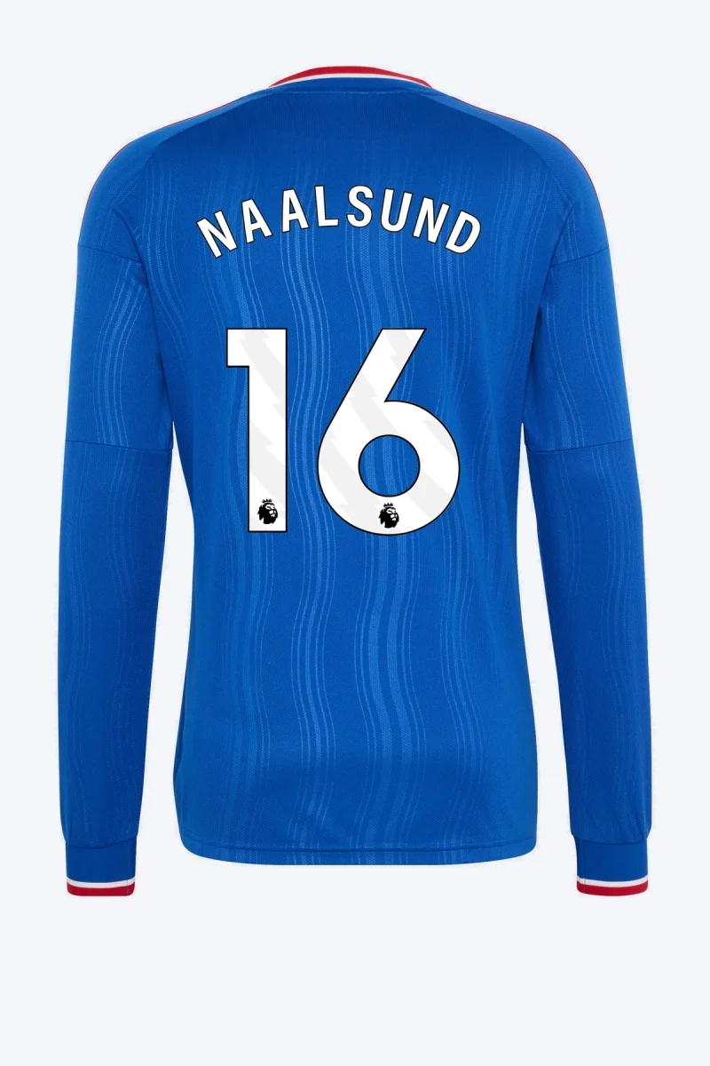 Naalsund 16 Voetbalshirt - Manchester United 26/27 Uit Longsleeve