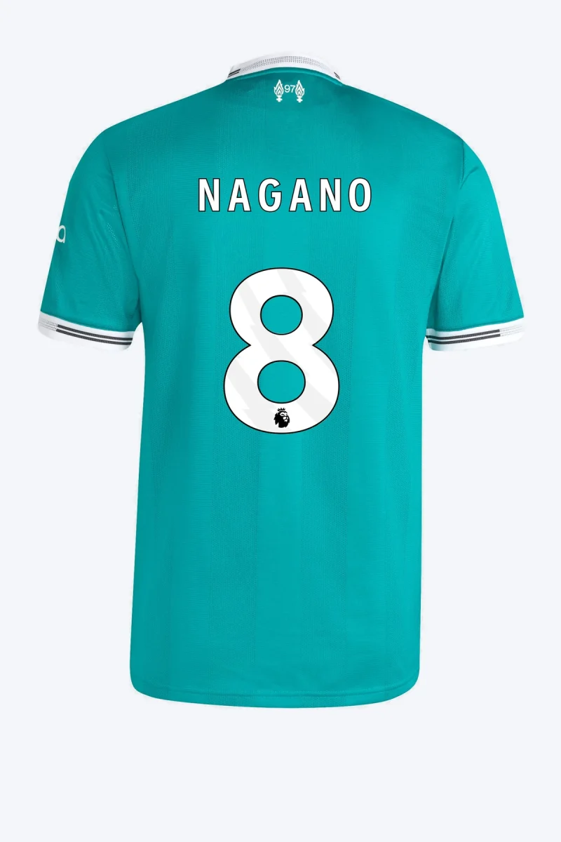 Nagano 8 Voetbalshirt - Liverpool FC 25/26 Derde Authentic