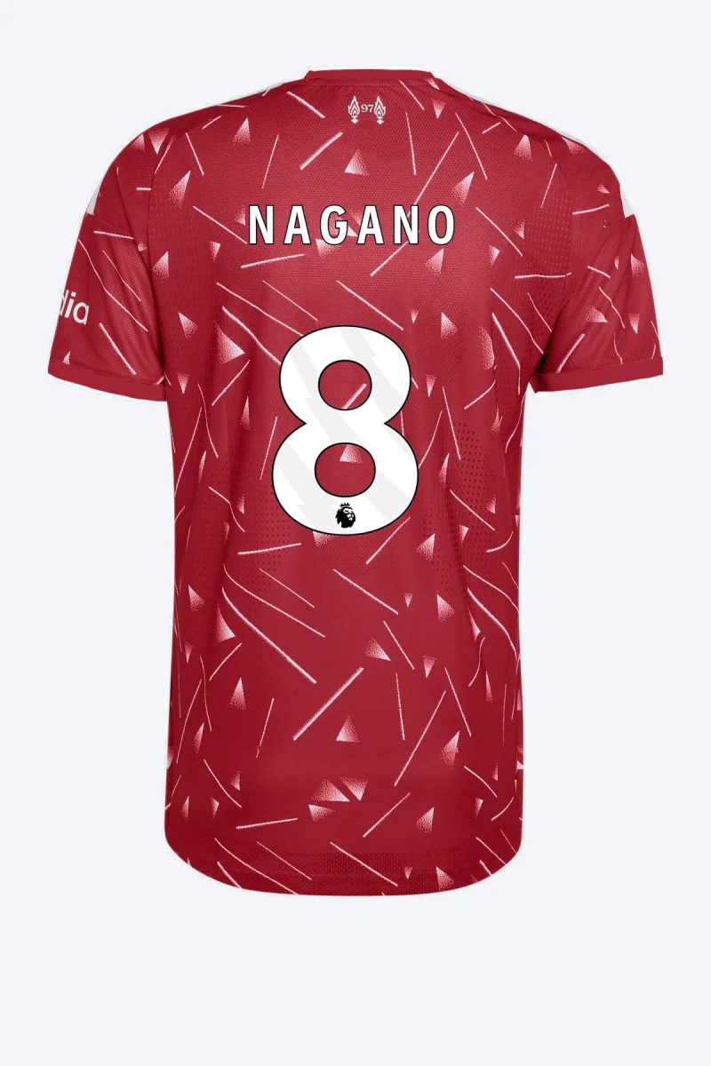 Nagano 8 Voetbalshirt - Liverpool FC 26/27 Thuis Authentic