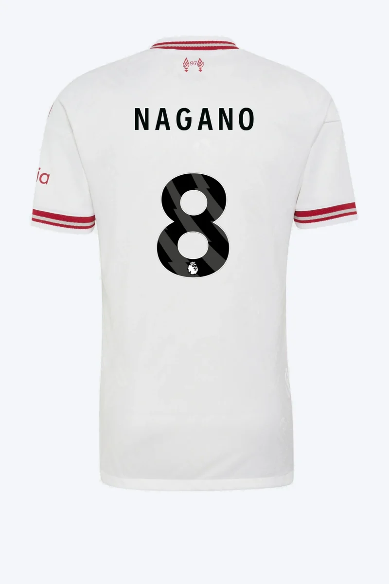 Nagano 8 Voetbalshirt - Liverpool FC 26/27 Uit Authentic