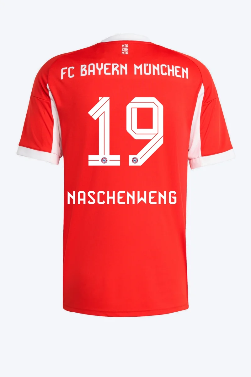 Naschenweng 19 Voetbalshirt - FC Bayern 25/26 (Dames Team) Thuis