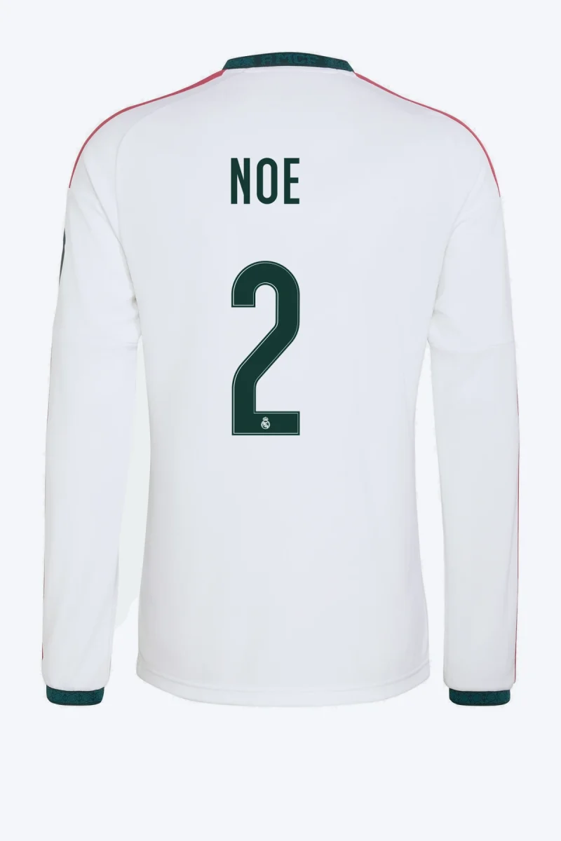 Noe 2 Voetbalshirt - Real Madrid 26/27 Thuis Lange Mouw