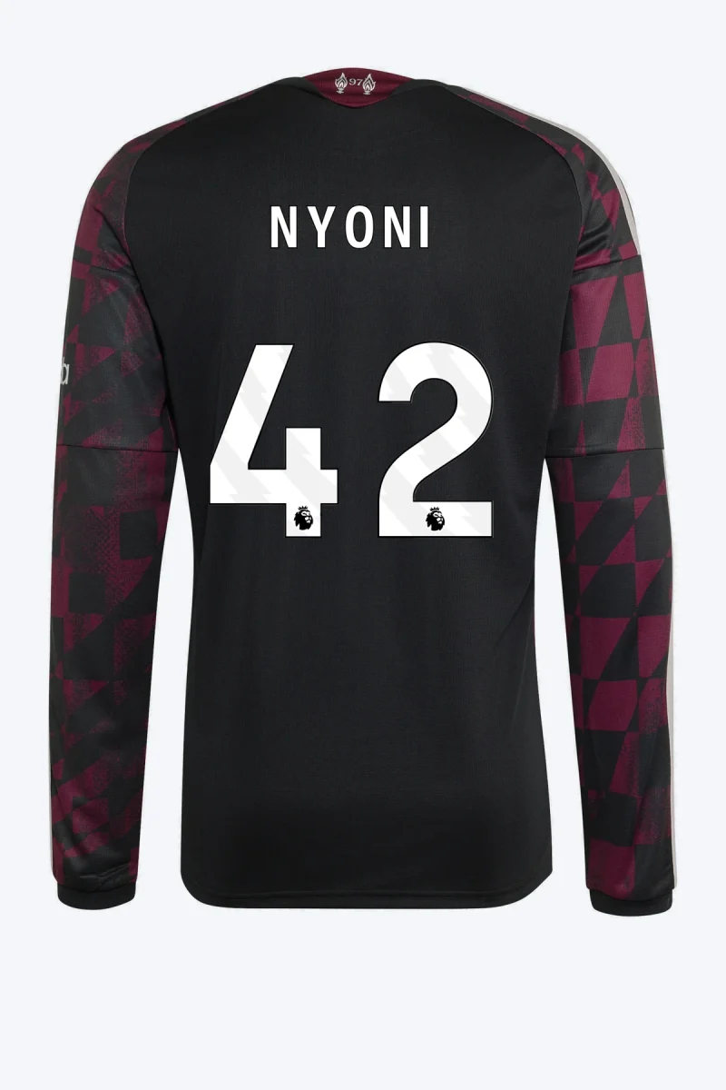 Nyoni 42 Voetbalshirt - Liverpool FC 26/27 Derde Longsleeve