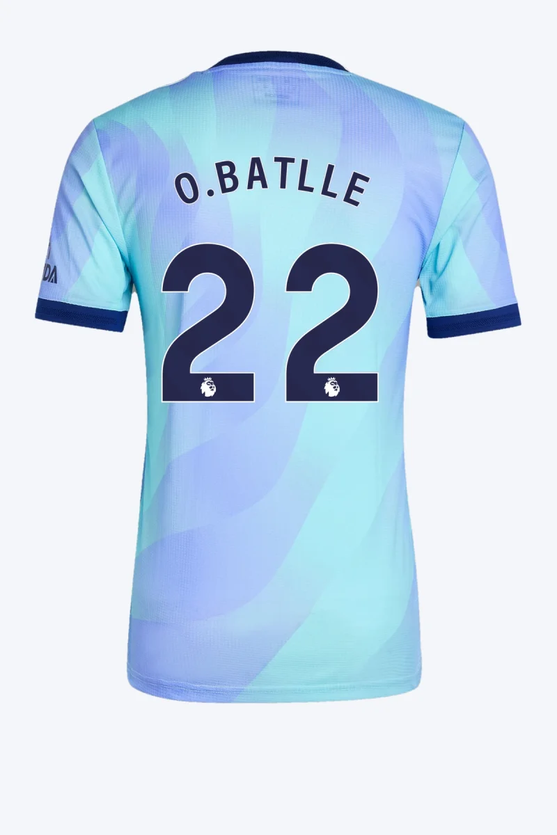 O. Batlle 22 Voetbalshirt - Arsenal 24/25 Derde Authentic