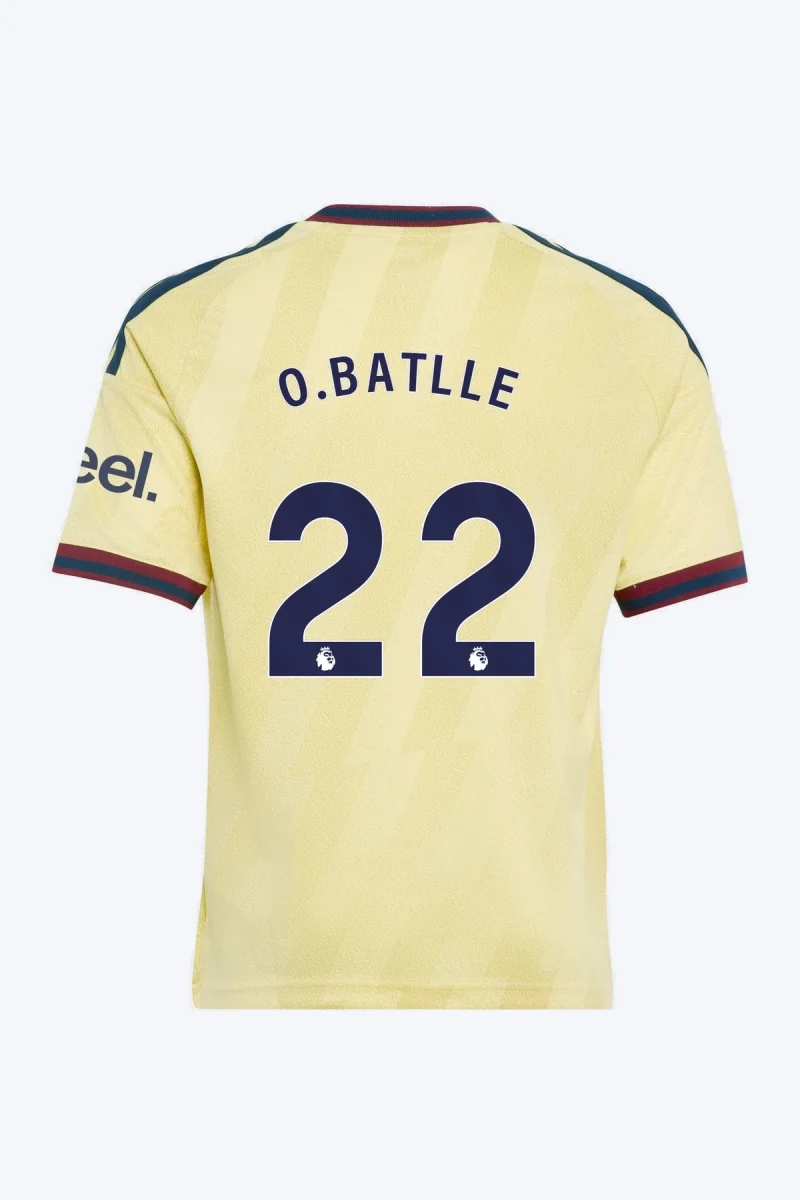 O. Batlle 22 Voetbalshirt - Arsenal FC 26/27 Derde Kids