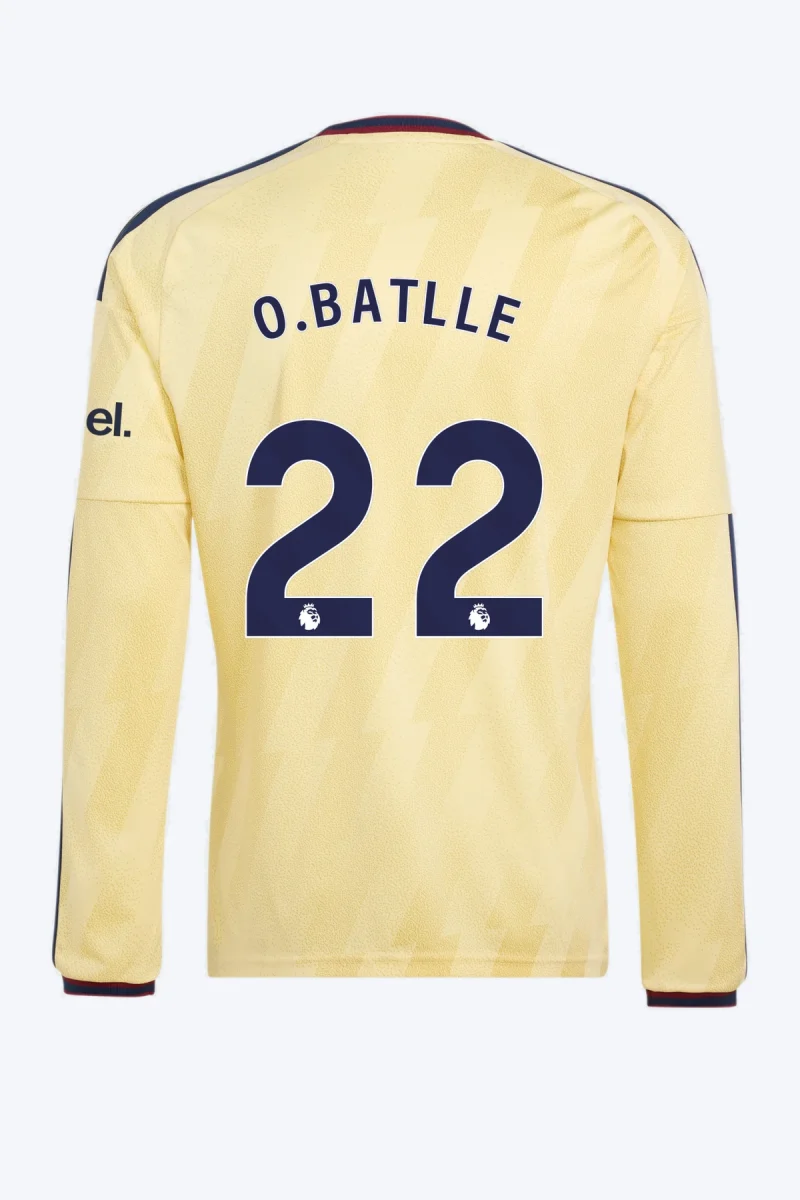 O. Batlle 22 Voetbalshirt - Arsenal FC 26/27 Derde Longsleeve