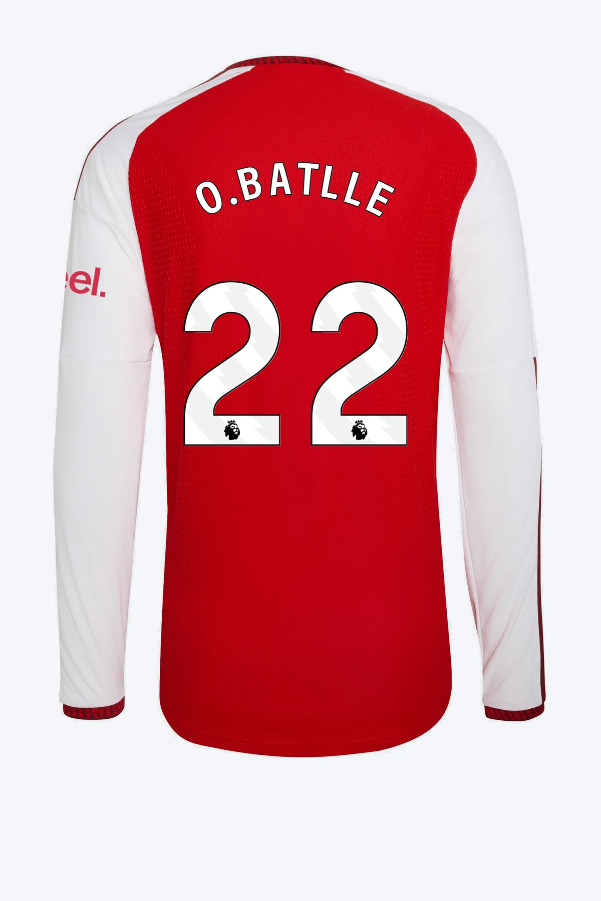 O. Batlle 22 Voetbalshirt - Arsenal FC 26/27 Thuis Authentic Lange Mouw