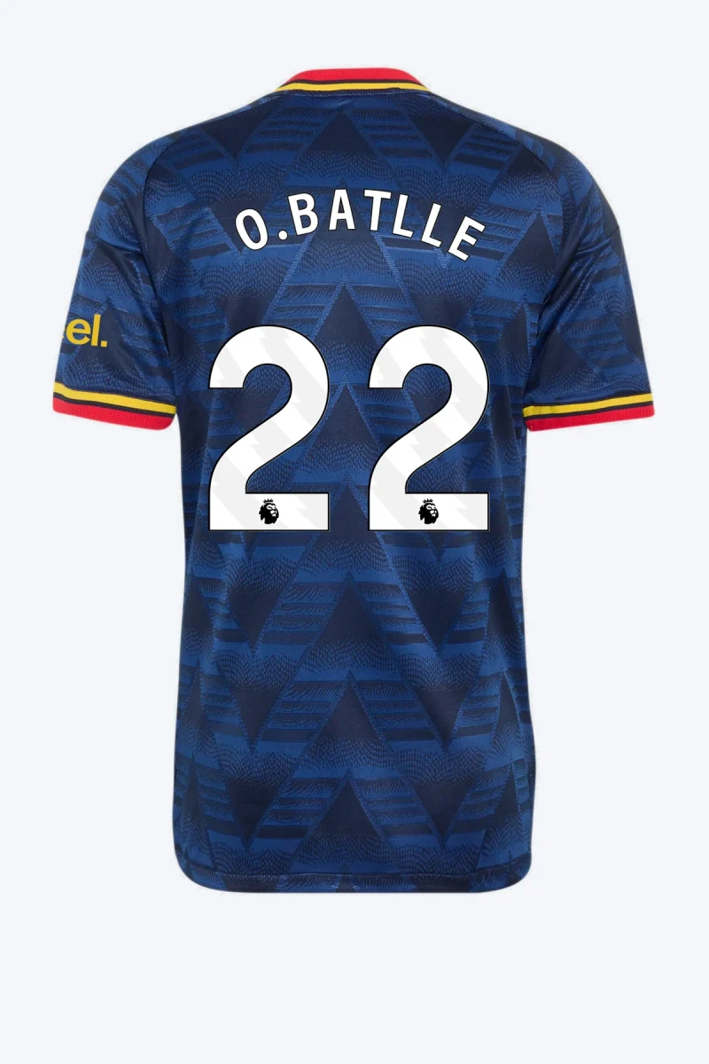 O. Batlle 22 Voetbalshirt - Arsenal FC 26/27 Uit Authentic