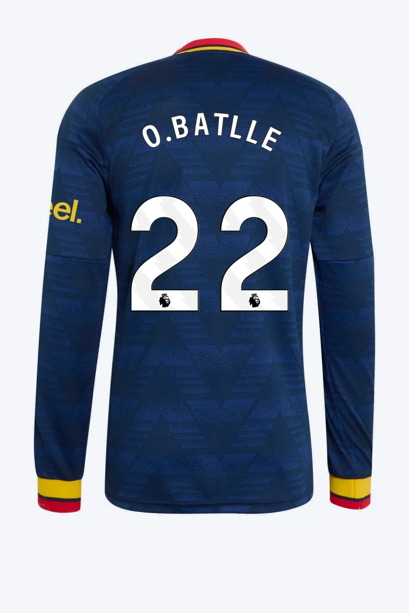 O. Batlle 22 Voetbalshirt - Arsenal FC 26/27 Uit Longsleeve