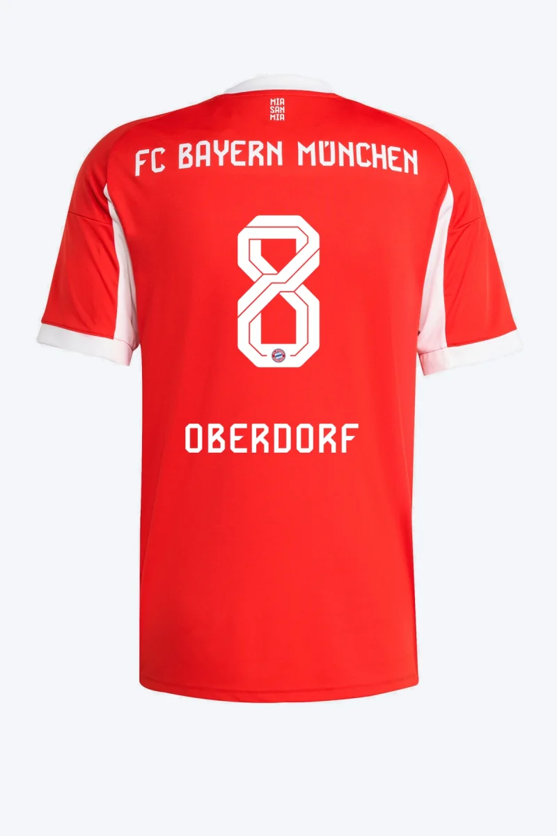 Oberdorf 8 Voetbalshirt - FC Bayern 25/26 (Dames Team) Thuis