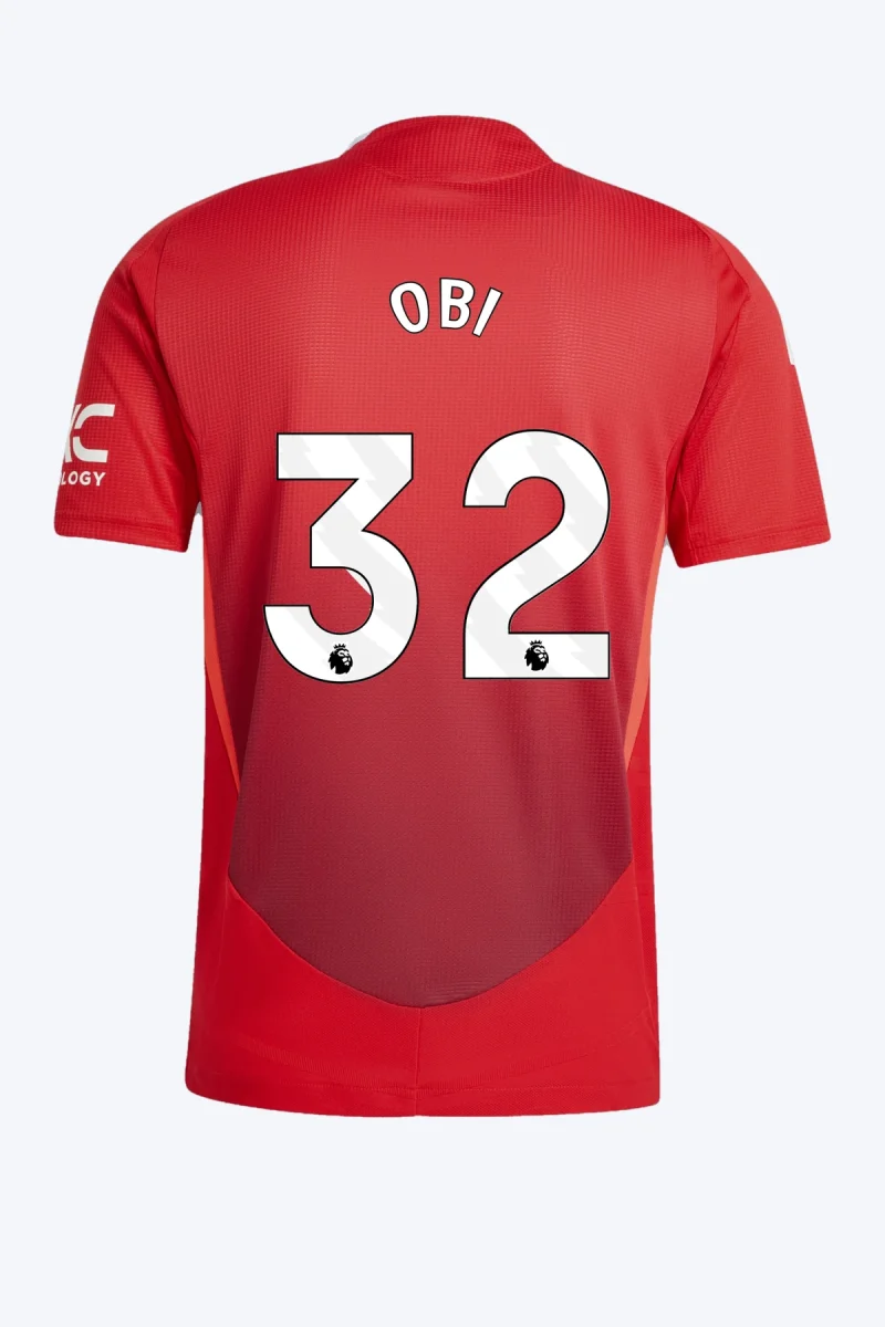 Obi 32 Voetbalshirt - Manchester United 24/25 Thuis Authentic