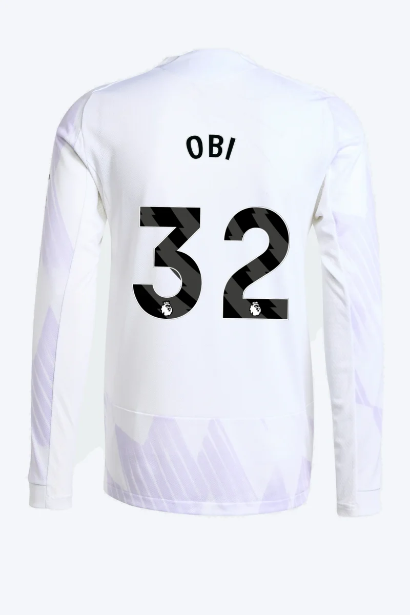 Obi 32 Voetbalshirt - Manchester United 25/26 Lange Mouw Uit Authentic