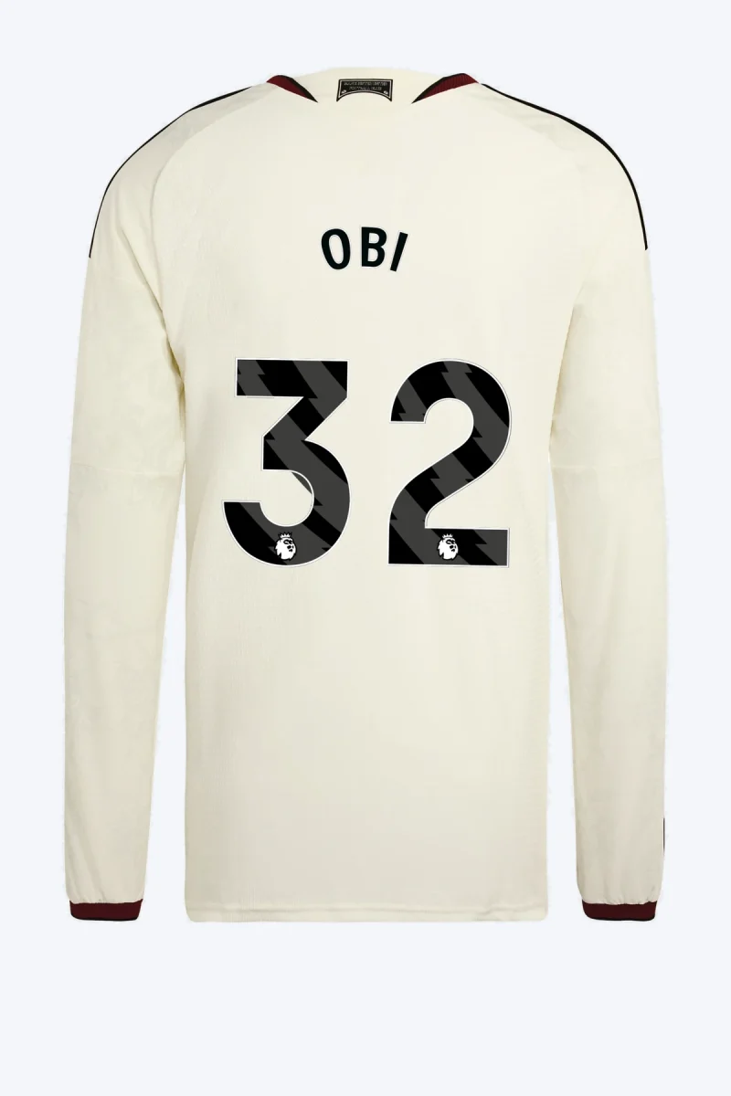 Obi 32 Voetbalshirt - Manchester United 26/27 Derde Authentic Longsleeve