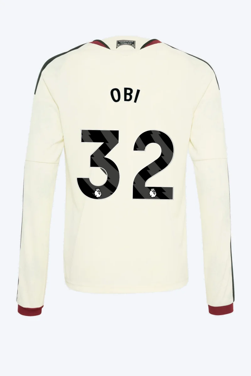 Obi 32 Voetbalshirt - Manchester United 26/27 Derde Kids Longsleeve