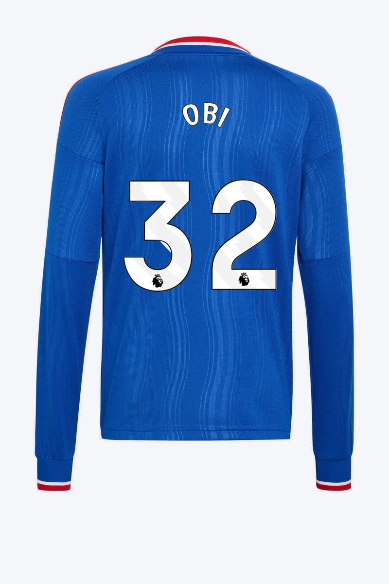 Obi 32 Voetbalshirt - Manchester United 26/27 Uit Kids Longsleeve