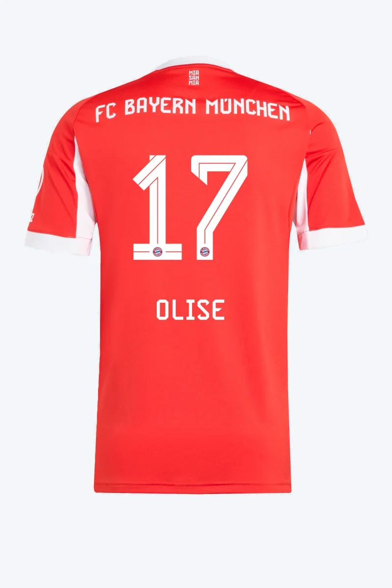 Olise 17 Voetbalshirt - FC Bayern 25/26 Thuis