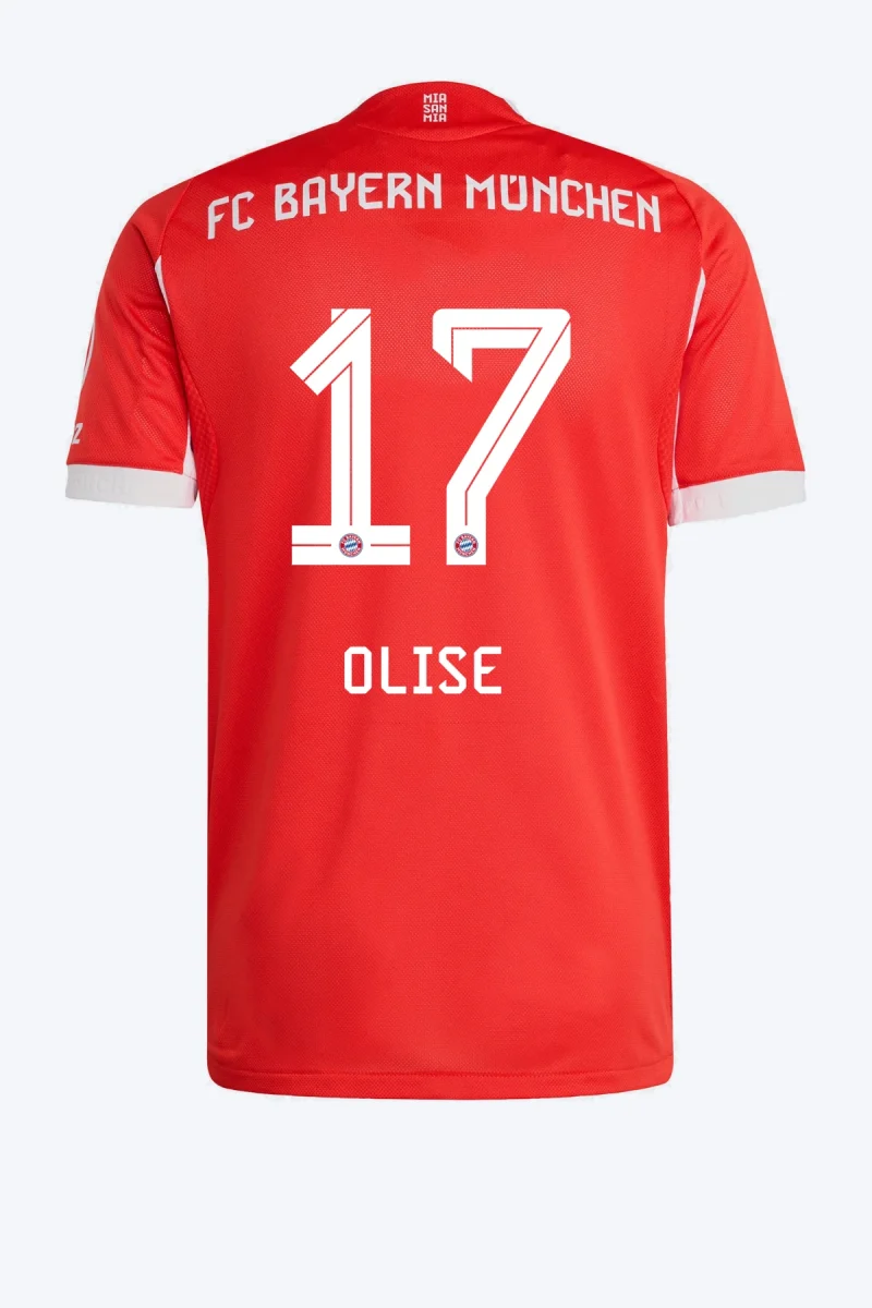 Olise 17 Voetbalshirt - FC Bayern 25/26 Thuis Authentic