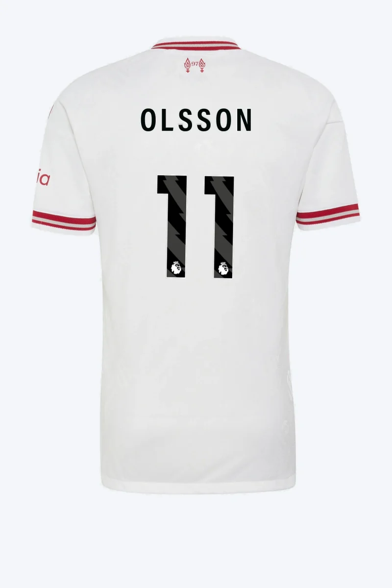 Olsson 11 Voetbalshirt - Liverpool FC 26/27 Uit Authentic