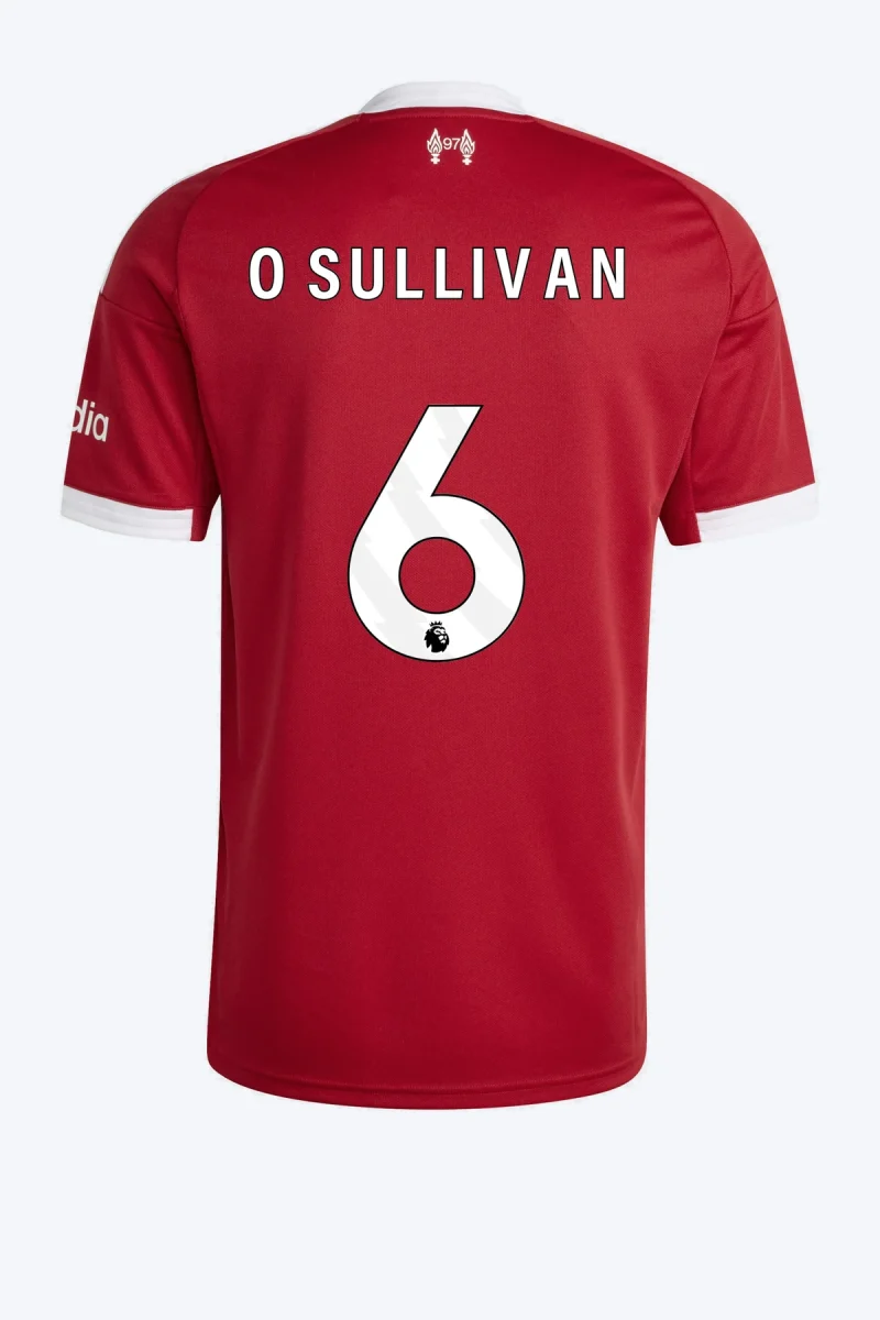 O'sullivan 6 Voetbalshirt - Liverpool FC 25/26 Thuis