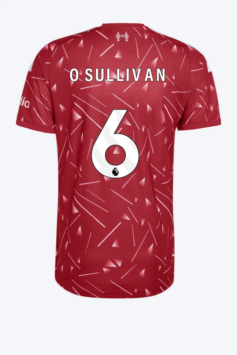 O'sullivan 6 Voetbalshirt - Liverpool FC 26/27 Thuis Authentic