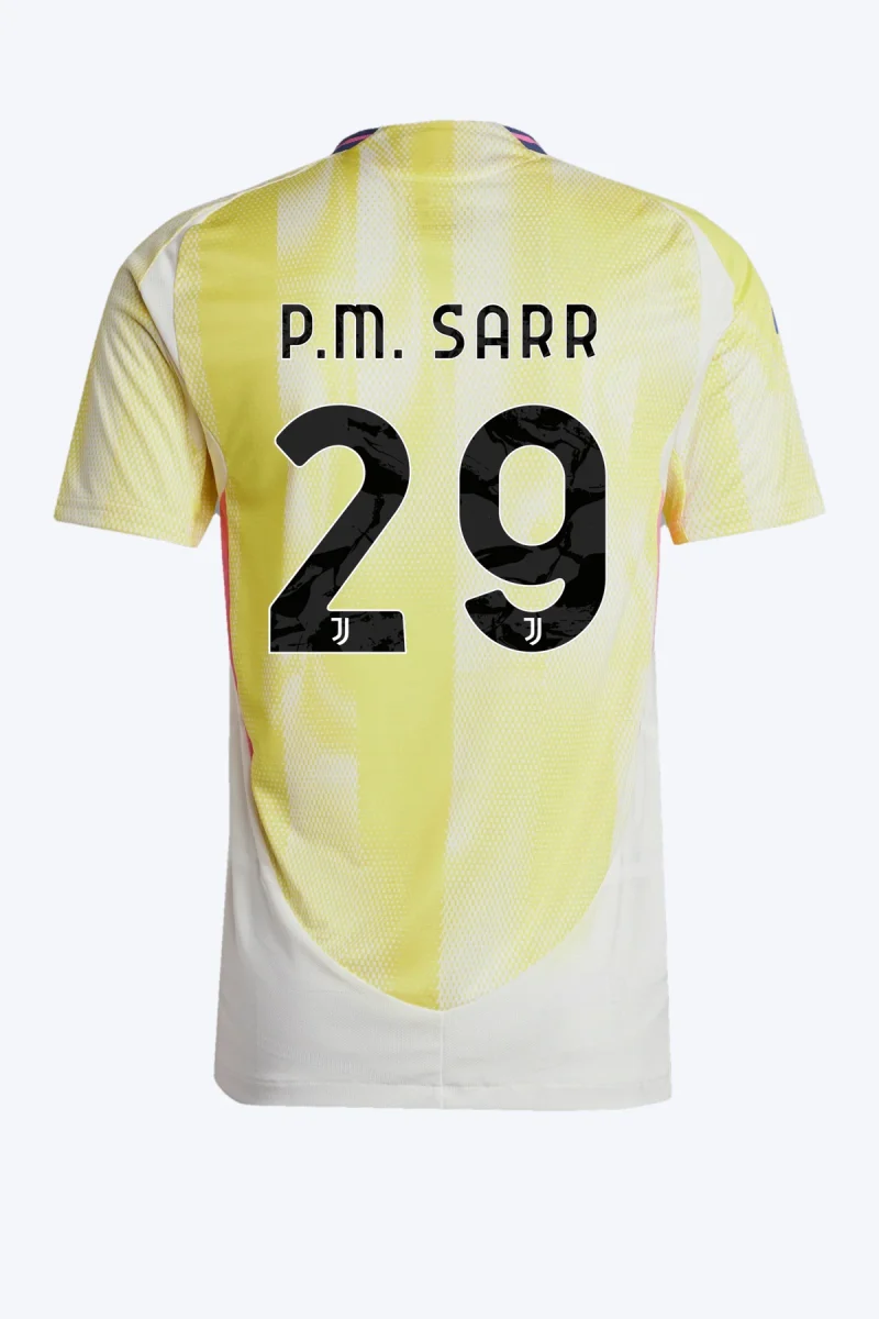 P. M. Sarr 29 Voetbalshirt - Juventus 24/25 Uit Authentic