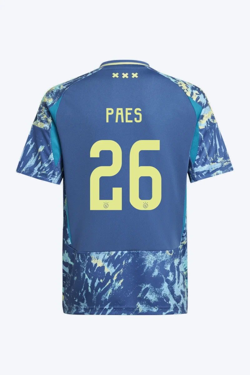 Paes 26 Voetbalshirt - Ajax Amsterdam 24/25 Uit Kids