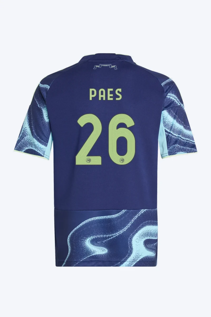 Paes 26 Voetbalshirt - Ajax Amsterdam 25/26 Uit