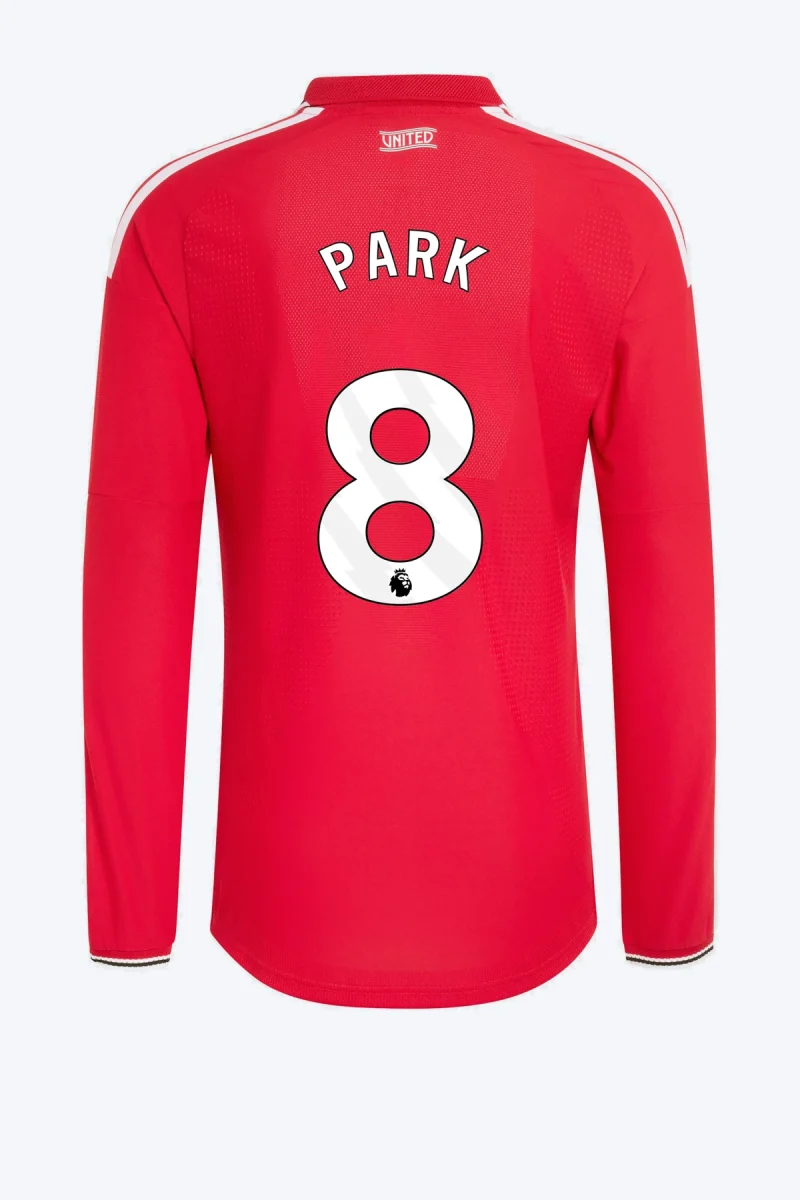 Park 8 Voetbalshirt - Manchester United 26/27 Thuis Authentic Lange Mouw