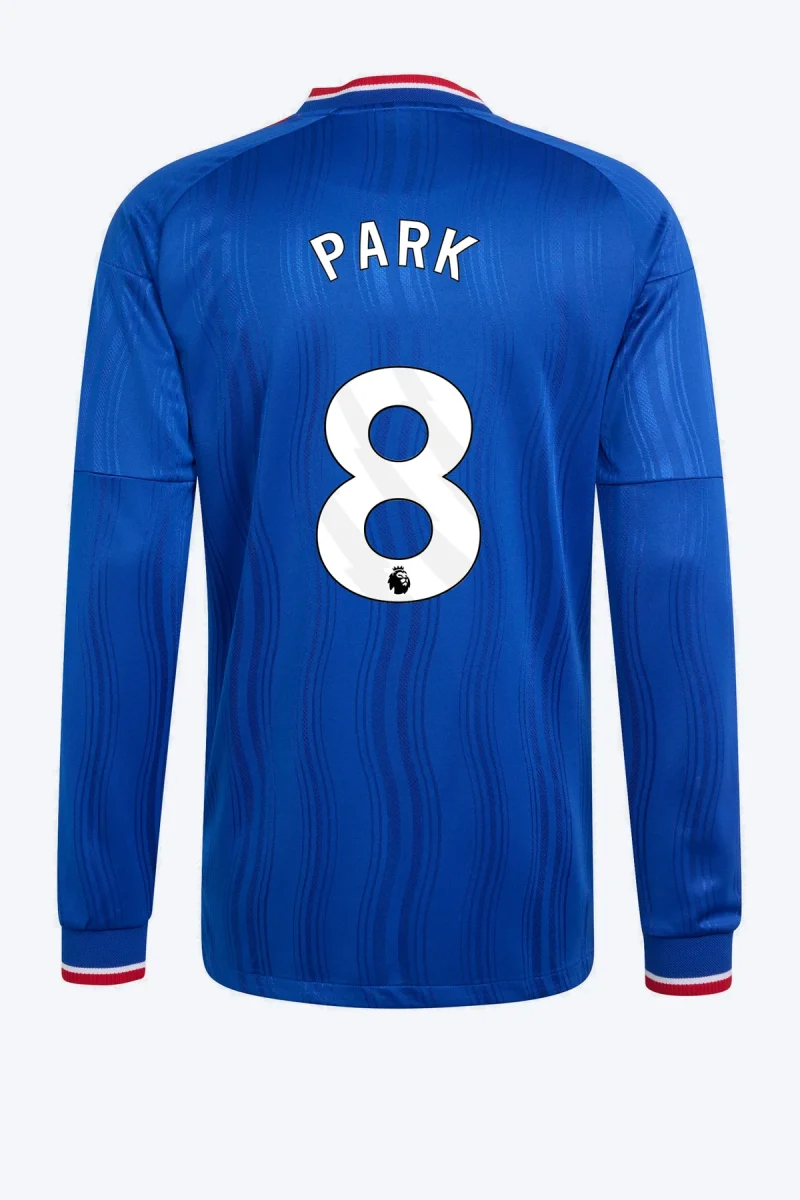 Park 8 Voetbalshirt - Manchester United 26/27 Uit Authentic Longsleeve