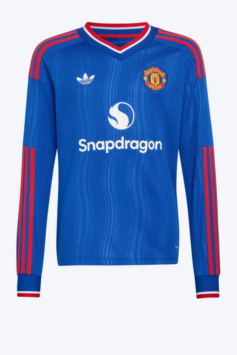 Park 8 Voetbalshirt - Manchester United 26/27 Uit Kids Longsleeve