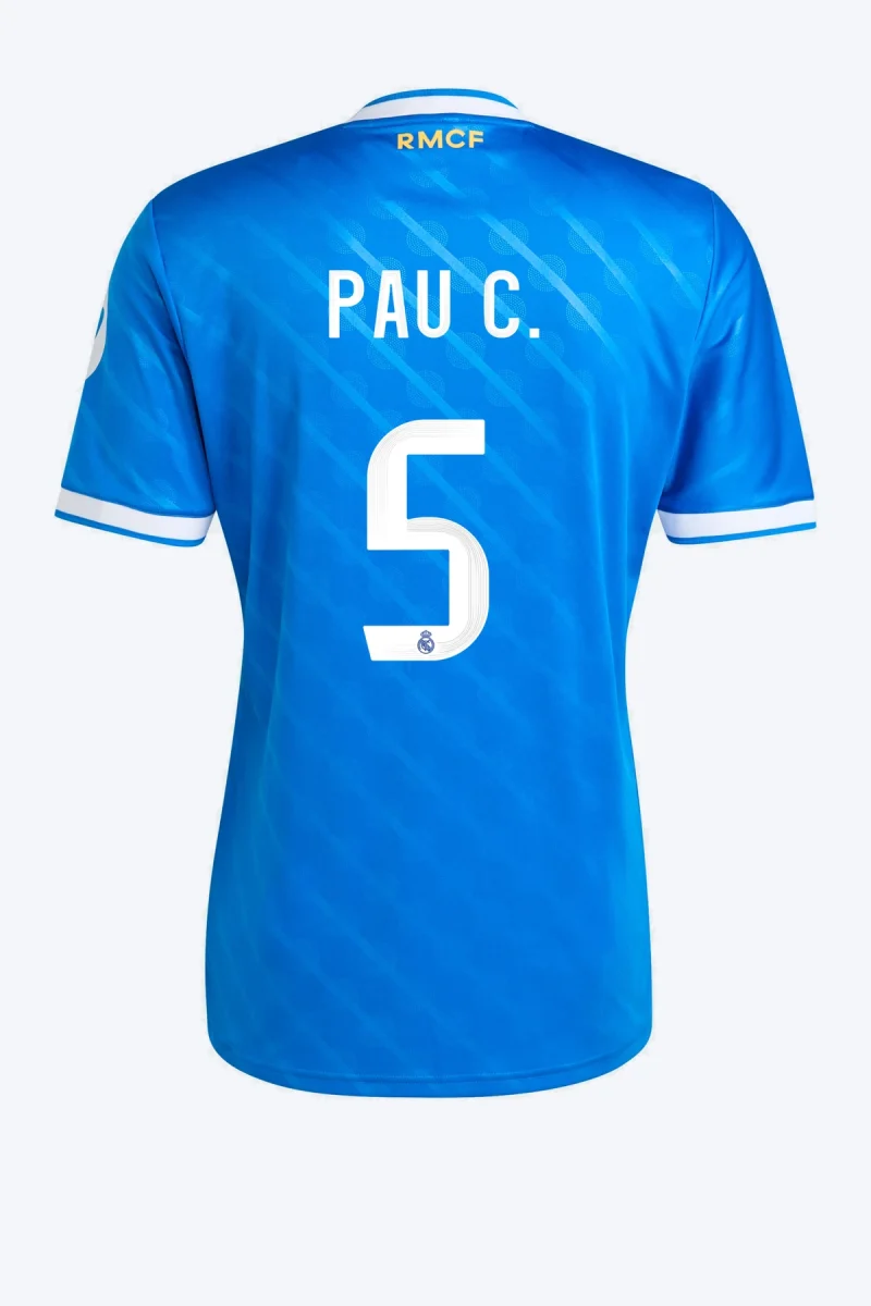 Pau C. 5 Voetbalshirt - Real Madrid 25/26 Derde