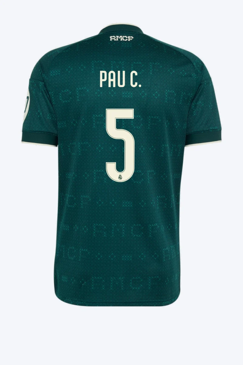 Pau C. 5 Voetbalshirt - Real Madrid 26/27 Uit