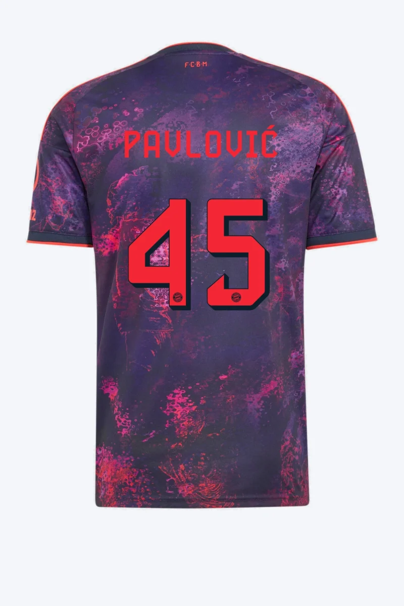 Pavlović 45 Voetbalshirt - FC Bayern 26/27 Derde