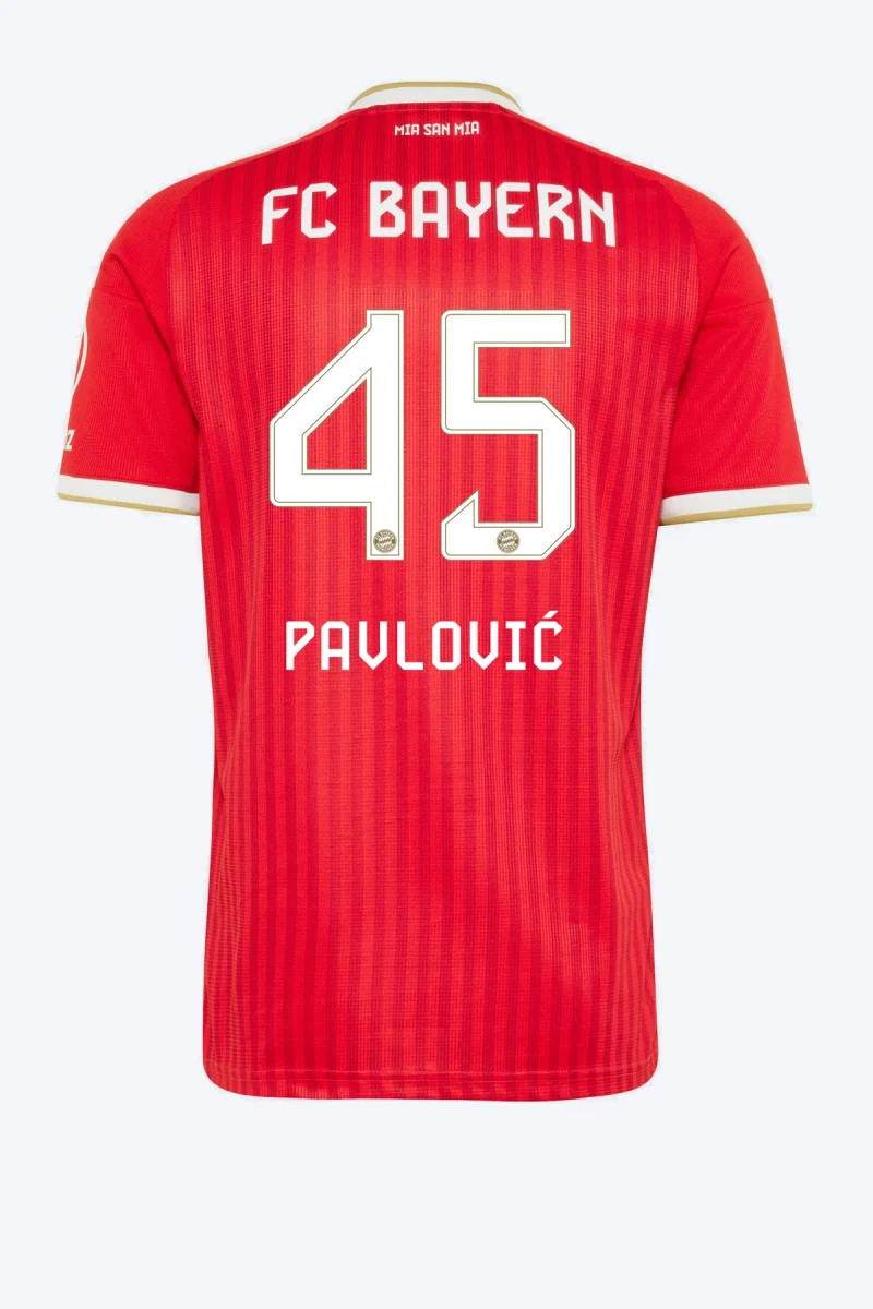 Pavlović 45 Voetbalshirt - FC Bayern 26/27 Thuis