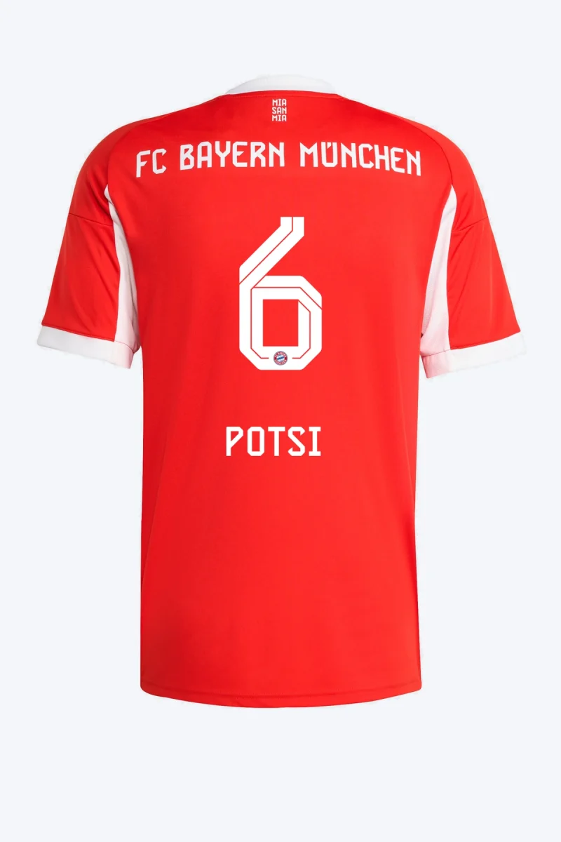 Potsi 6 Voetbalshirt - FC Bayern 25/26 (Dames Team) Thuis