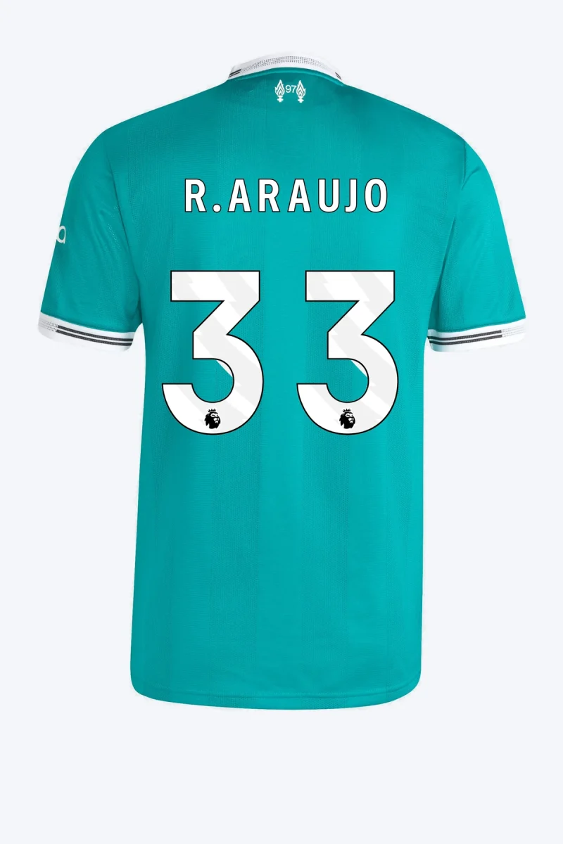 R. Araujo 33 Voetbalshirt - Liverpool FC 25/26 Derde Authentic