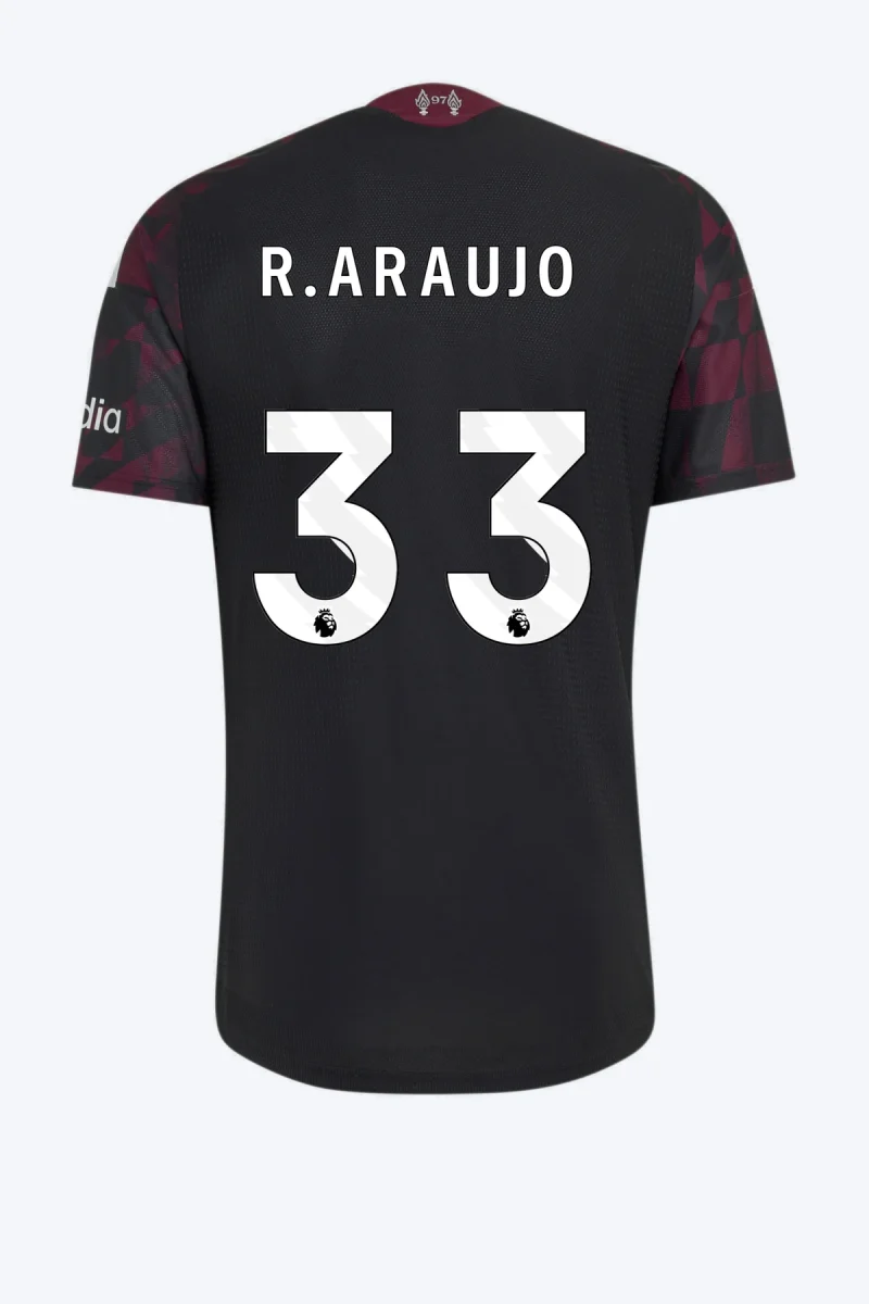 R. Araujo 33 Voetbalshirt - Liverpool FC 26/27 Derde Authentic