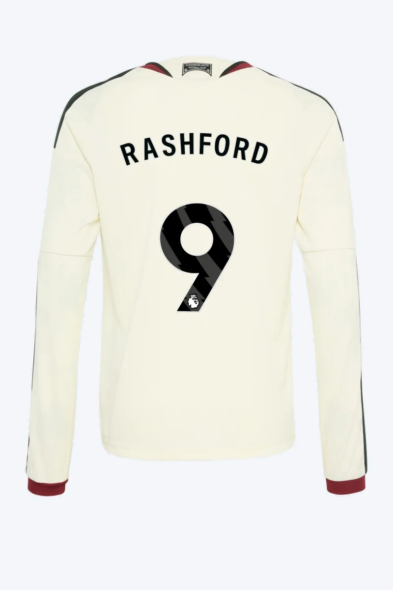 Rashford 9 Voetbalshirt - Manchester United 26/27 Derde Kids Longsleeve
