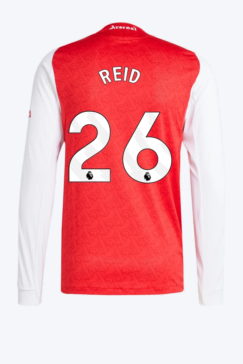 Reid 26 Voetbalshirt - Arsenal 25/26 Lange Mouw Thuis Authentic