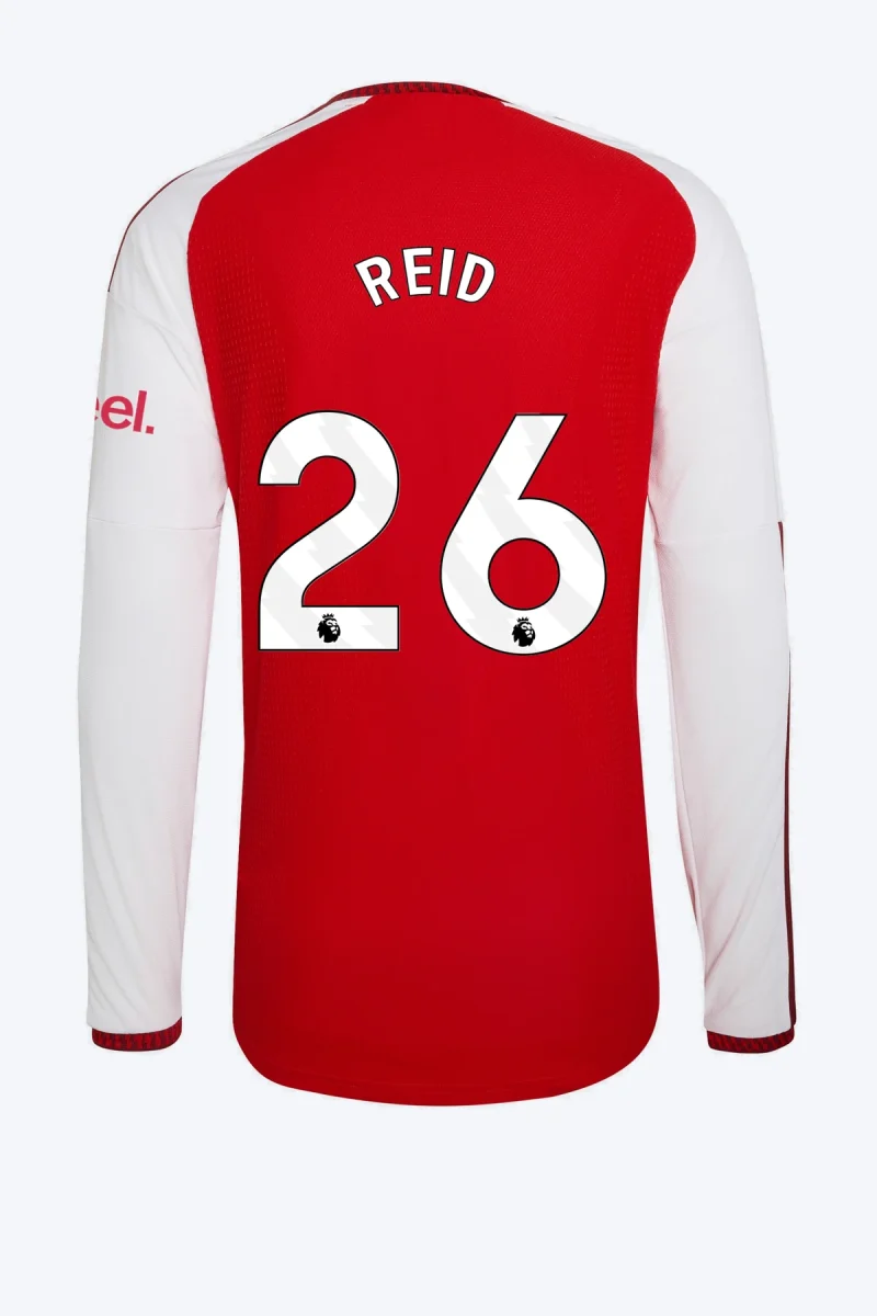 Reid 26 Voetbalshirt - Arsenal FC 26/27 Thuis Authentic Lange Mouw