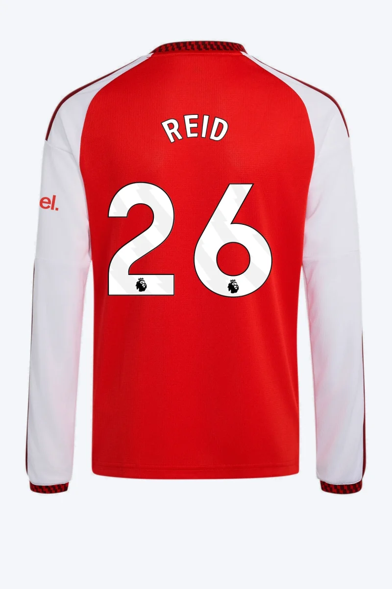 Reid 26 Voetbalshirt - Arsenal FC 26/27 Thuis Kids Longsleeve