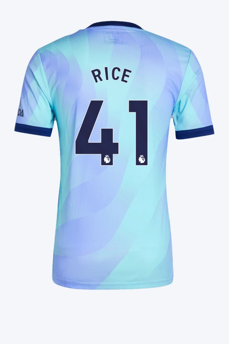 Rice 41 Voetbalshirt - Arsenal 24/25 Derde Authentic