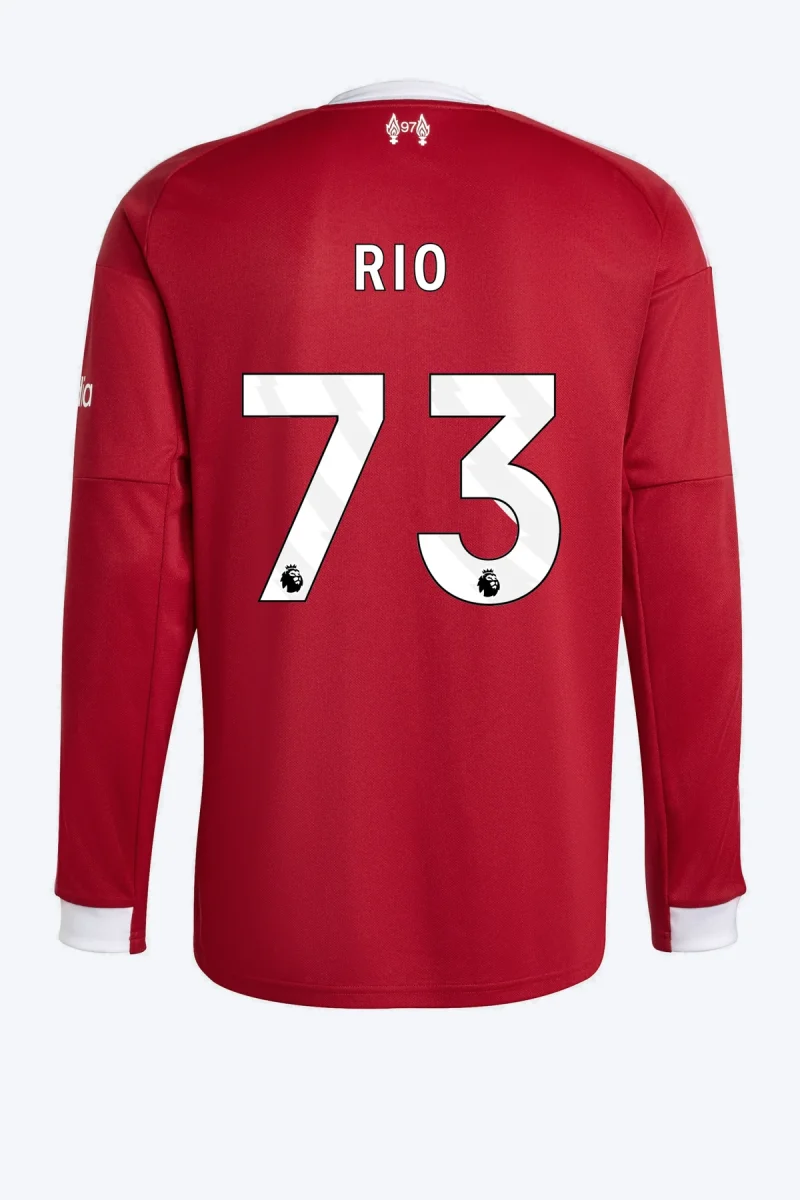 Rio 73 Voetbalshirt - Liverpool FC 25/26 Lange Mouw Thuis