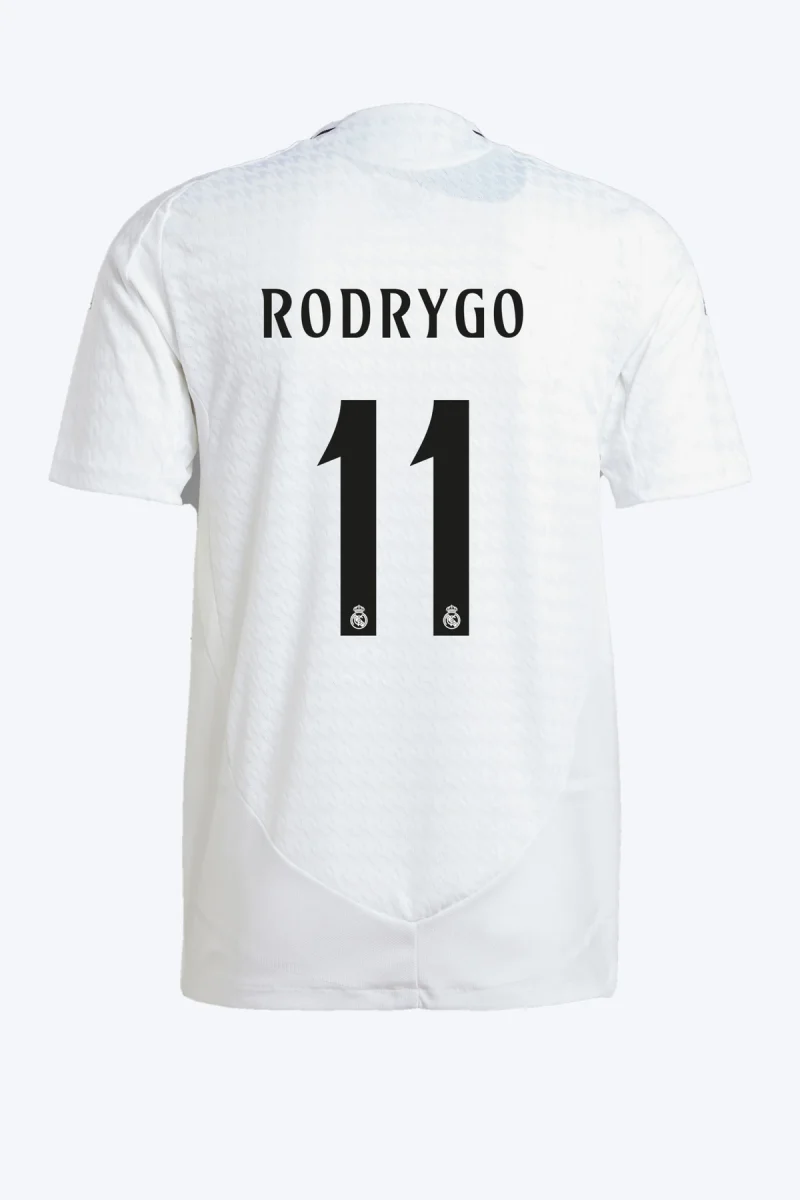 Rodrygo 11 Voetbalshirt - Real Madrid 24/25 Thuis Authentic
